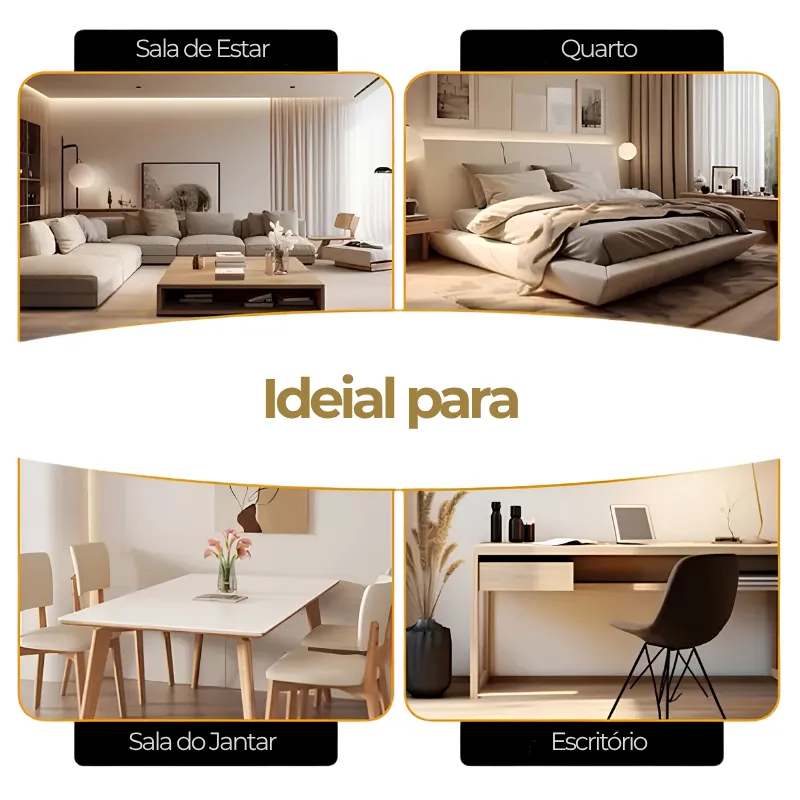 Abajur De Mesa Cristal LED Touch Sem Fio Recarregavel|3 Tons Luz