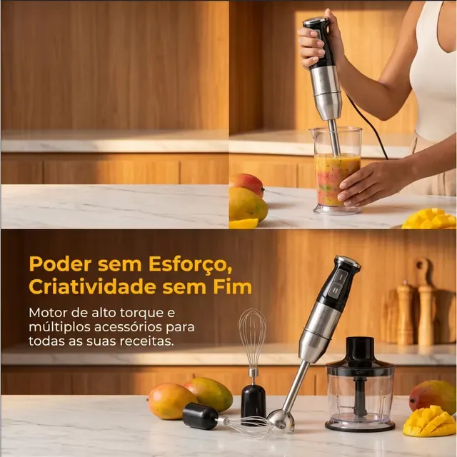 Mixer 4 em 1 | Multifuncional de Alto Torque