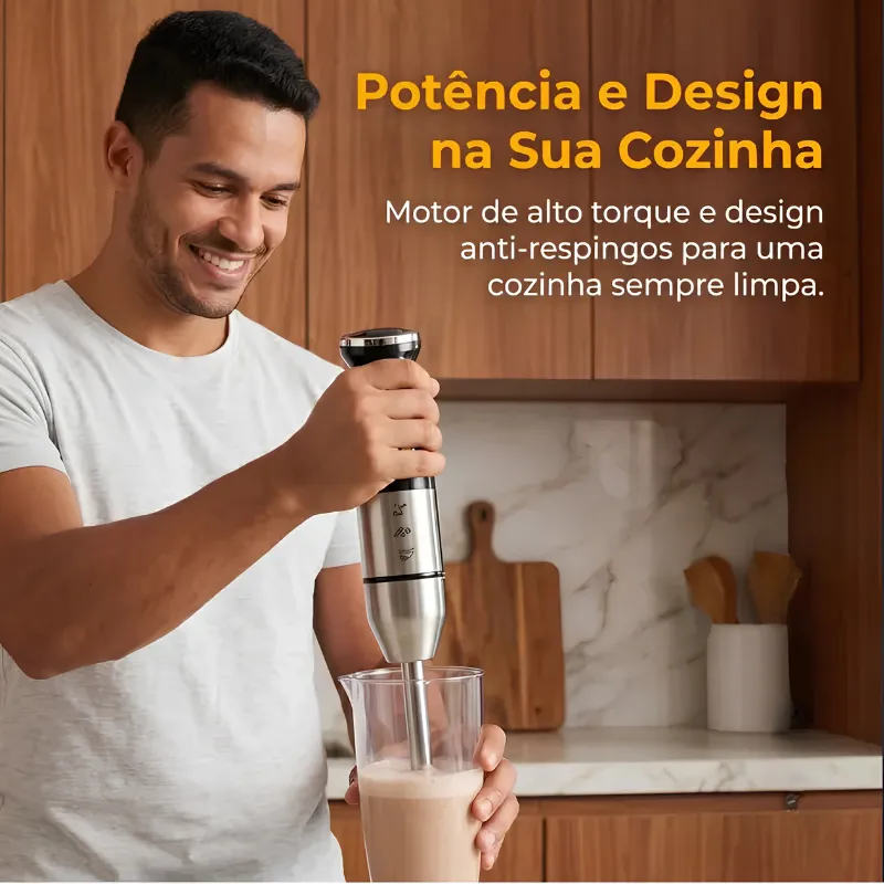 Mixer 4 em 1 | Multifuncional de Alto Torque