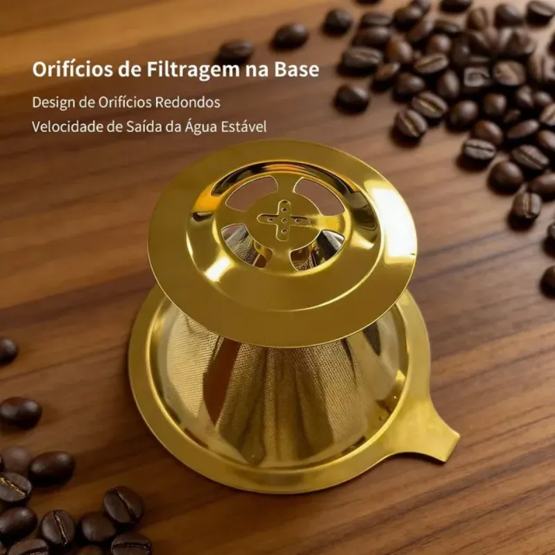Filtro De Café Luxo | Inox