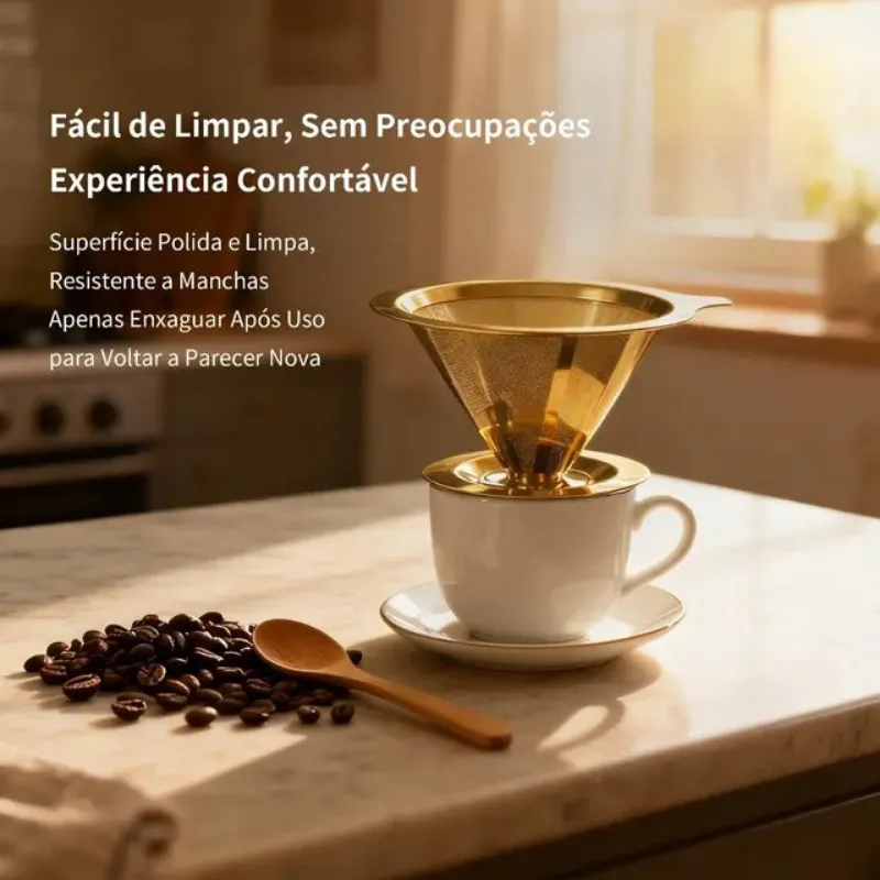 Filtro De Café Luxo | Inox