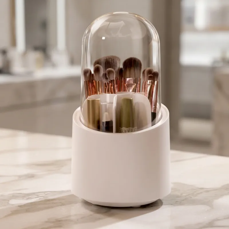 Porta Organizador 360º|Ideal para Escovas, Maquiagens e Pinceis