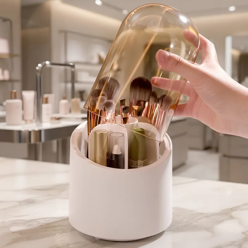 Porta Organizador 360º|Ideal para Escovas, Maquiagens e Pinceis