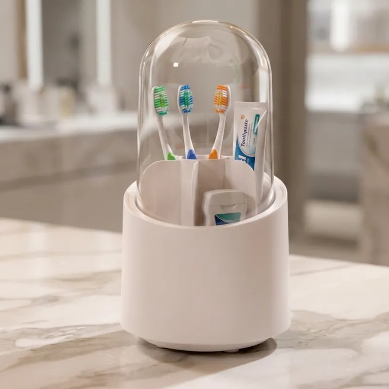 Porta Organizador 360º|Ideal para Escovas, Maquiagens e Pinceis