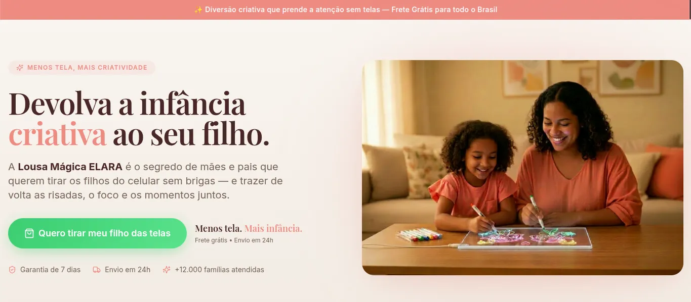 Lousa Luminária ELARA