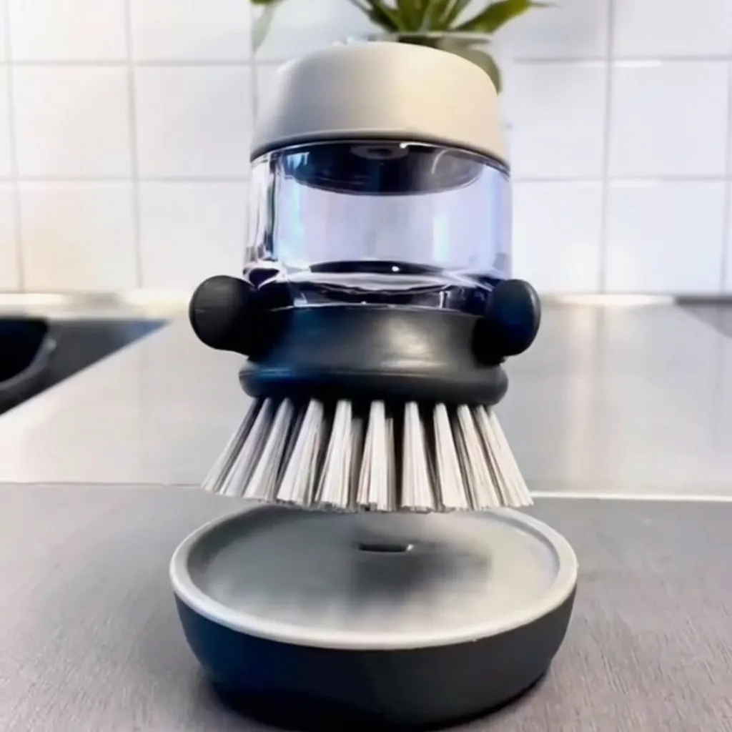 Pocket Clean – Escova Multifuncional com Dosador de Detergente