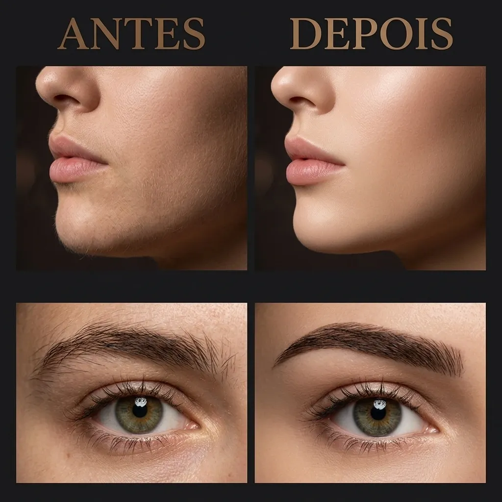 Caneta Depiladora Elétrica para Sobrancelhas – Remoção Indolor e Precisa