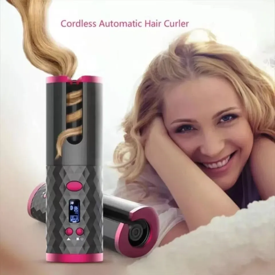 Modelador de Cachos sem fio- Auto-Curler