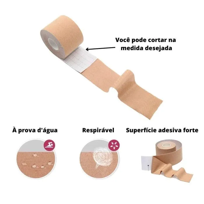 Sutiã Adesivo Fita Boob Up Invisível Fit 3D