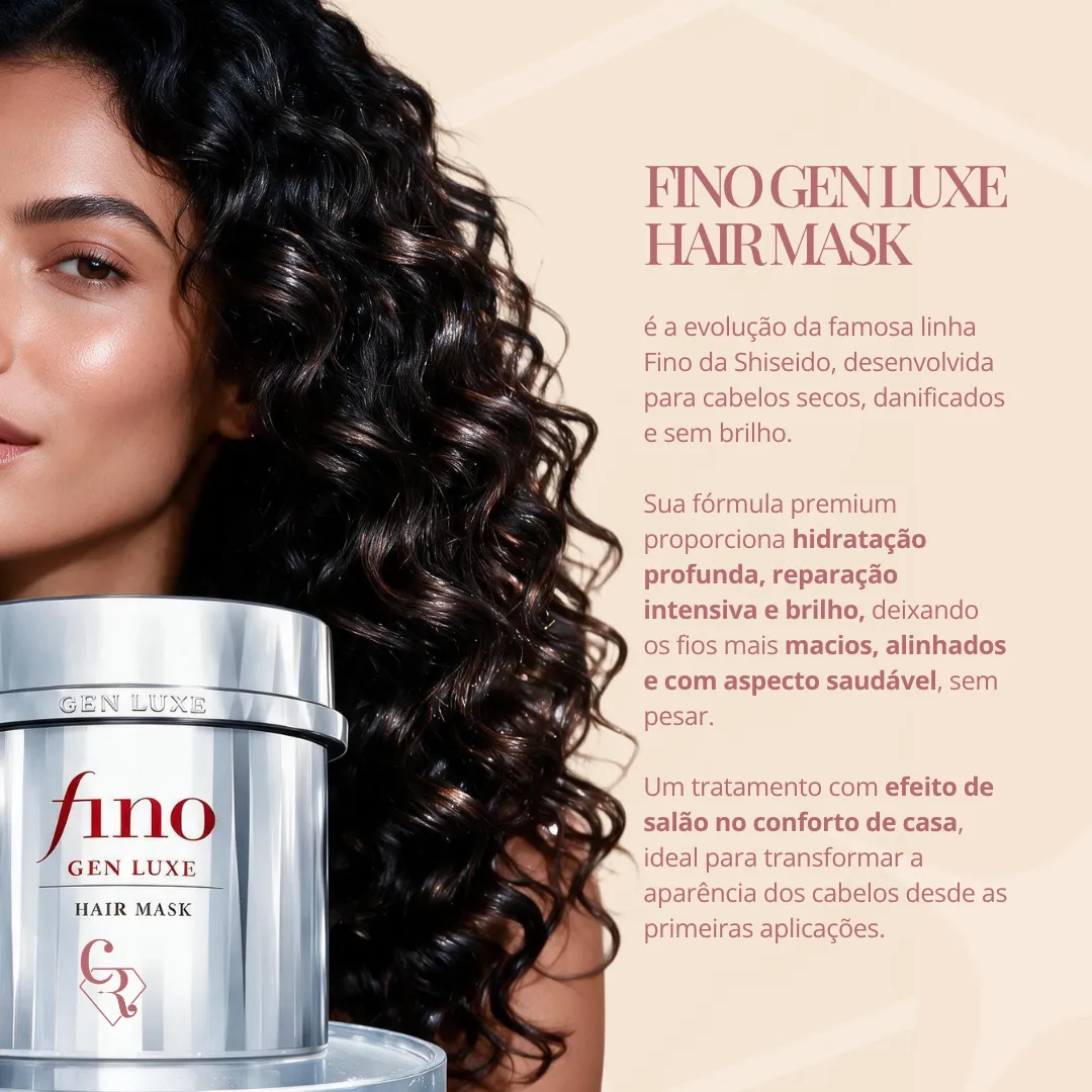 SHISEIDO Máscara Capilar Japonesa Fino Gen Luxe Silver Diamond 200g