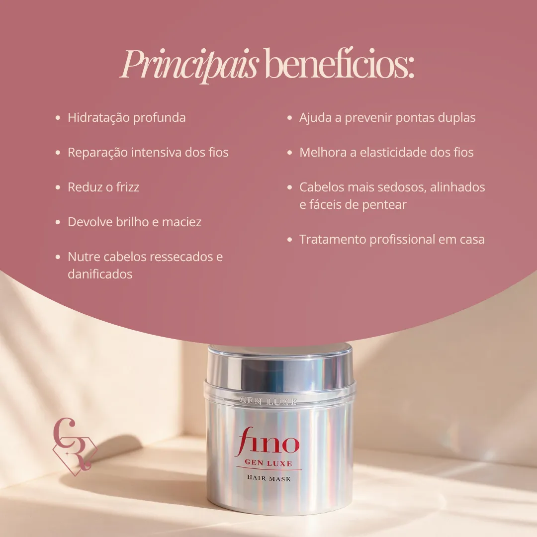 SHISEIDO Máscara Capilar Japonesa Fino Gen Luxe Silver Diamond 200g