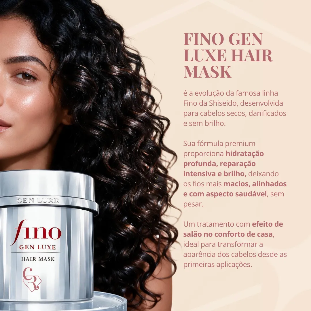 SHISEIDO Máscara Capilar Japonesa Fino Gen Luxe Silver Diamond 200g