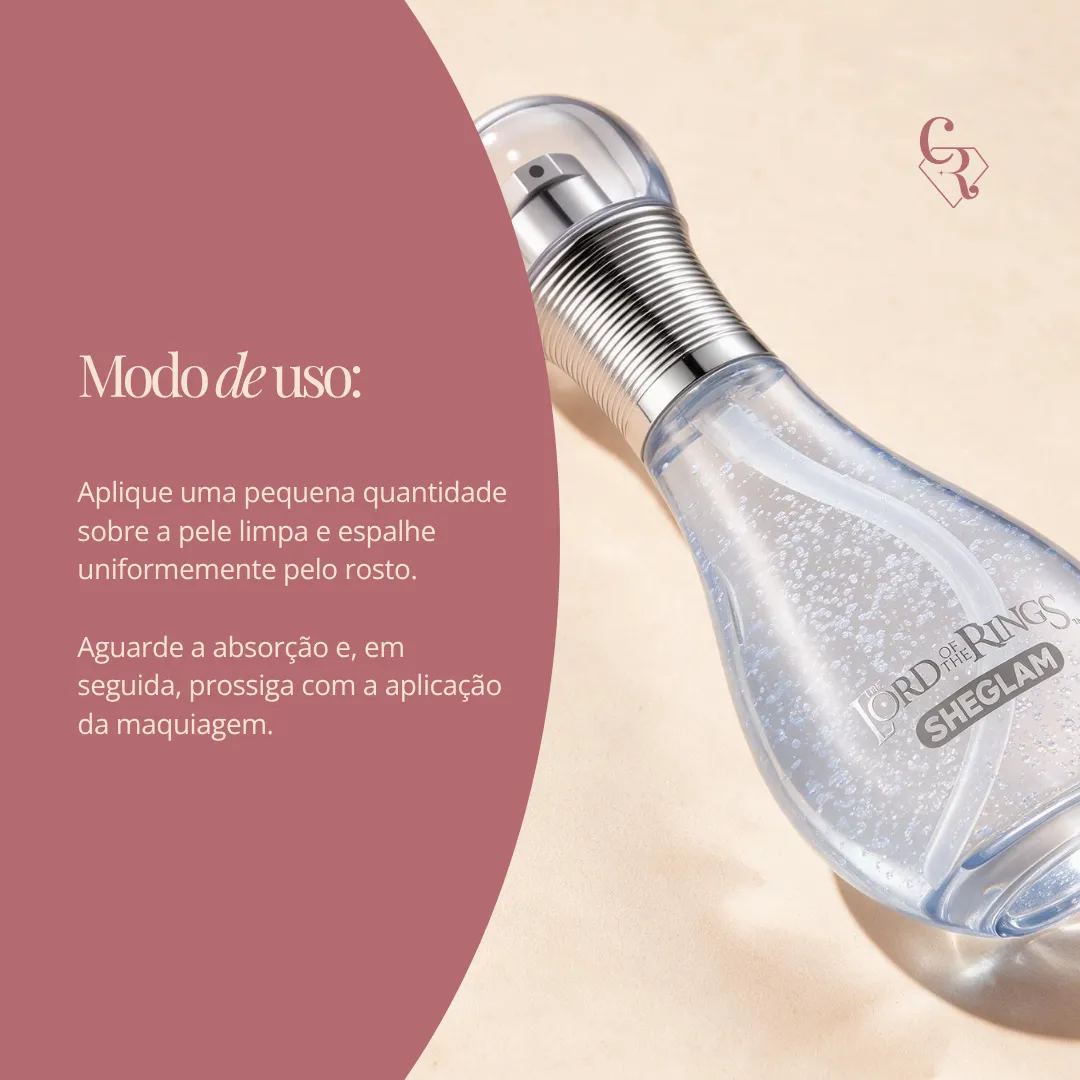 SHEGLAM Sérum Primer Hidratante e Calmante 60ml (Rascunho)