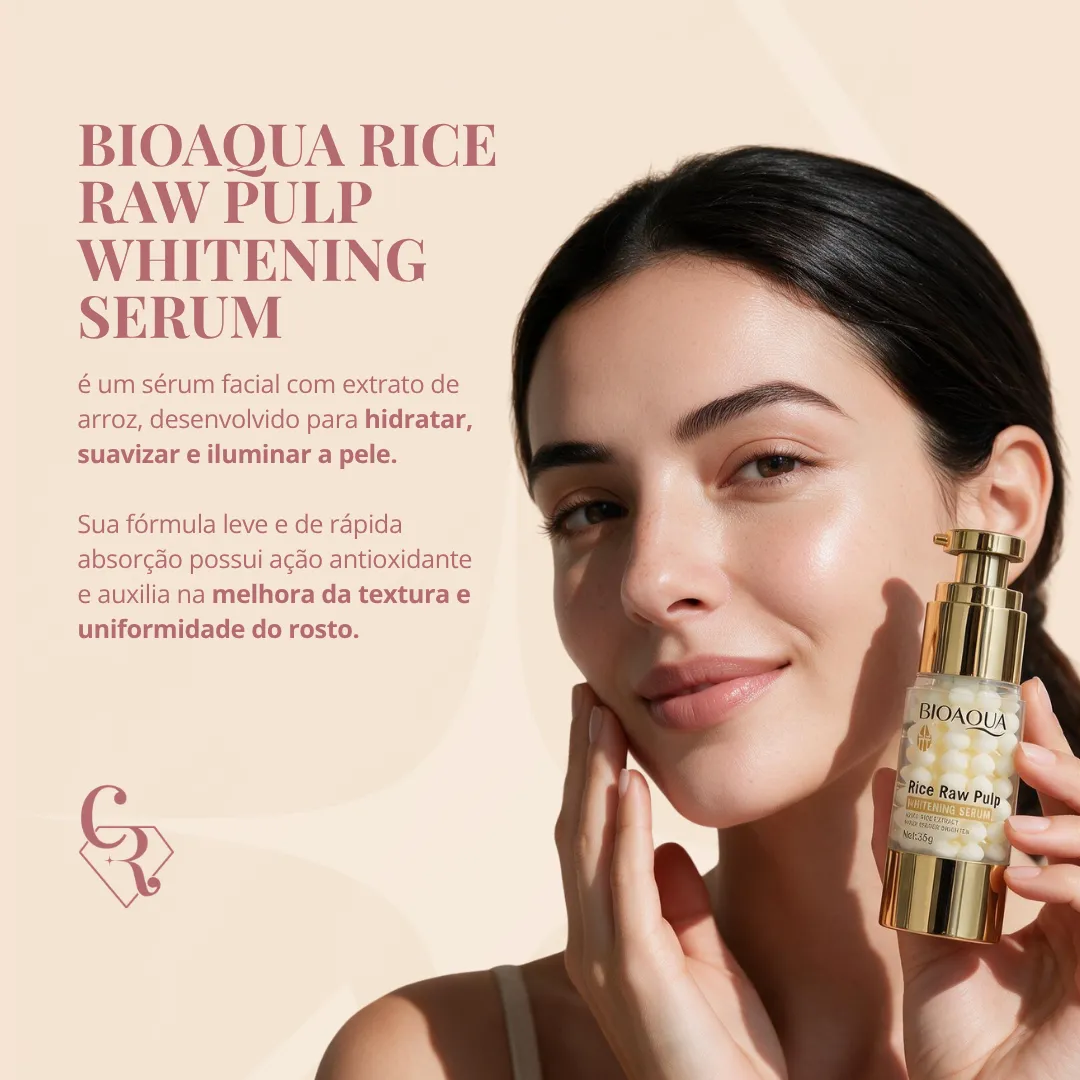 BIOAQUA Sérum Facial Com Extrato De Arroz 35g (Rascunho)