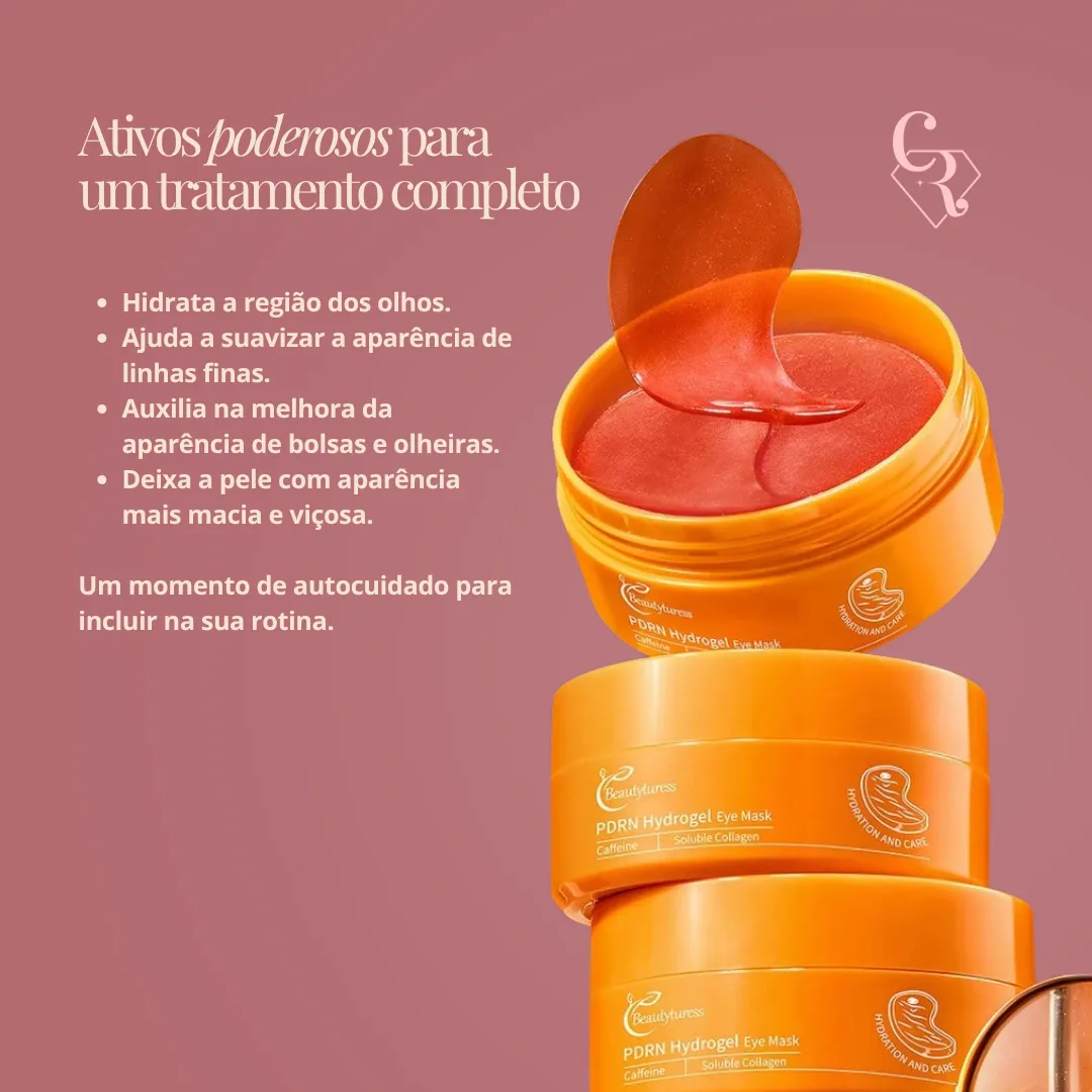 BEAUTY LORESS Máscara de Hidrogel para a Região dos Olhos com PDRN — 60 Unidades, 92 g