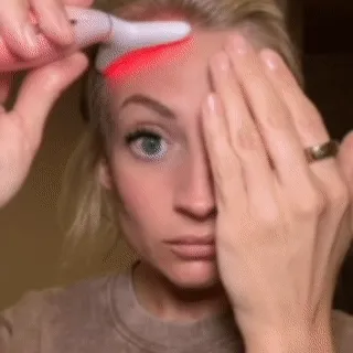 Massageador De Pescoço e Rosto LED Vibração Fototerapia Para Rejuvenescer Firmeza Anti-Rugas