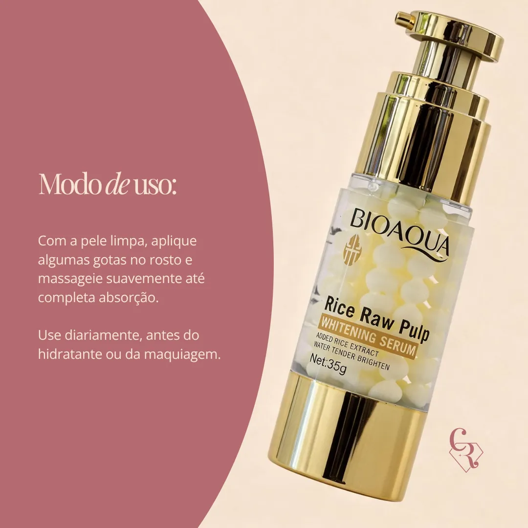 BIOAQUA Sérum Facial Com Extrato De Arroz 35g (Rascunho)