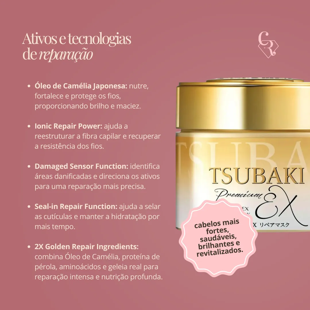 TSUBAKI Máscara Capilar Premium Ex Repair 180ml