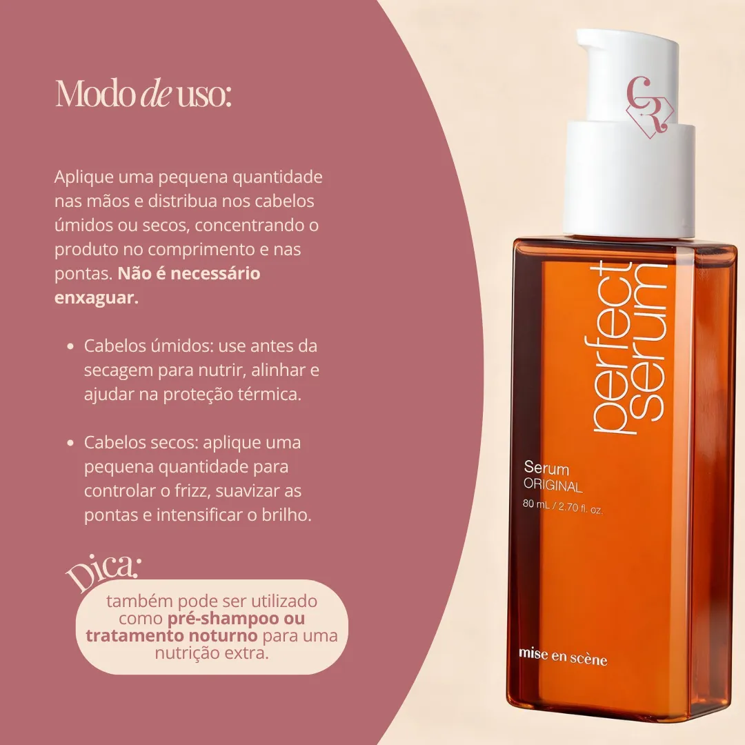 MISE EN SCÈNE Perfect Sérum Capilar Coreano 30 ml