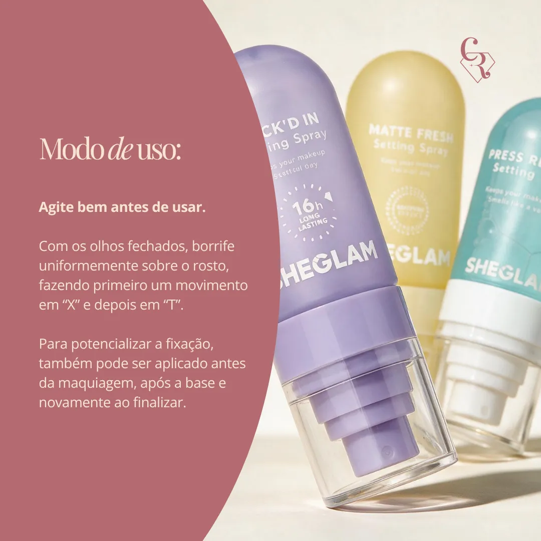 SHEGLAM Spray de Fixação para Maquiagem