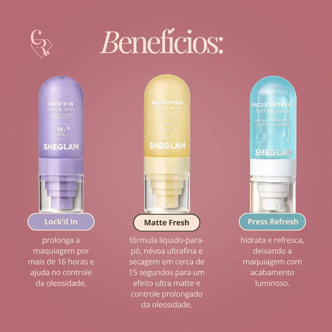 SHEGLAM Spray de Fixação para Maquiagem