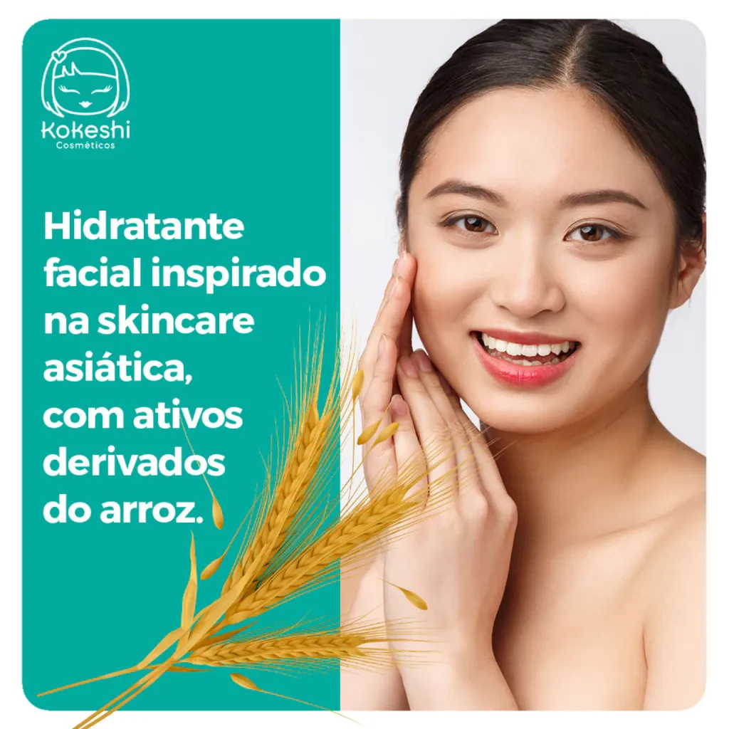 Kit Dupla Renovadores Faciais Kokeshi Pele Porcelana Olhos Gueixa