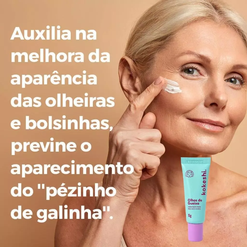 Kit Dupla Renovadores Faciais Kokeshi Pele Porcelana Olhos Gueixa