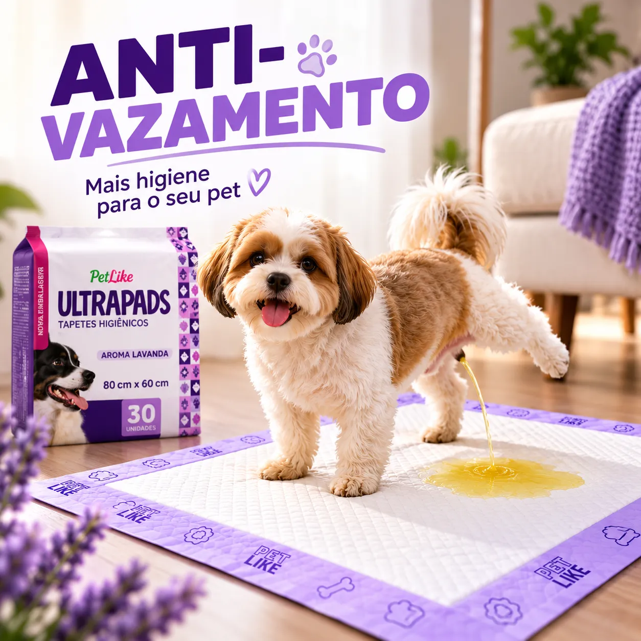 🐾💜 Mais higiene e praticidade para o seu pet!