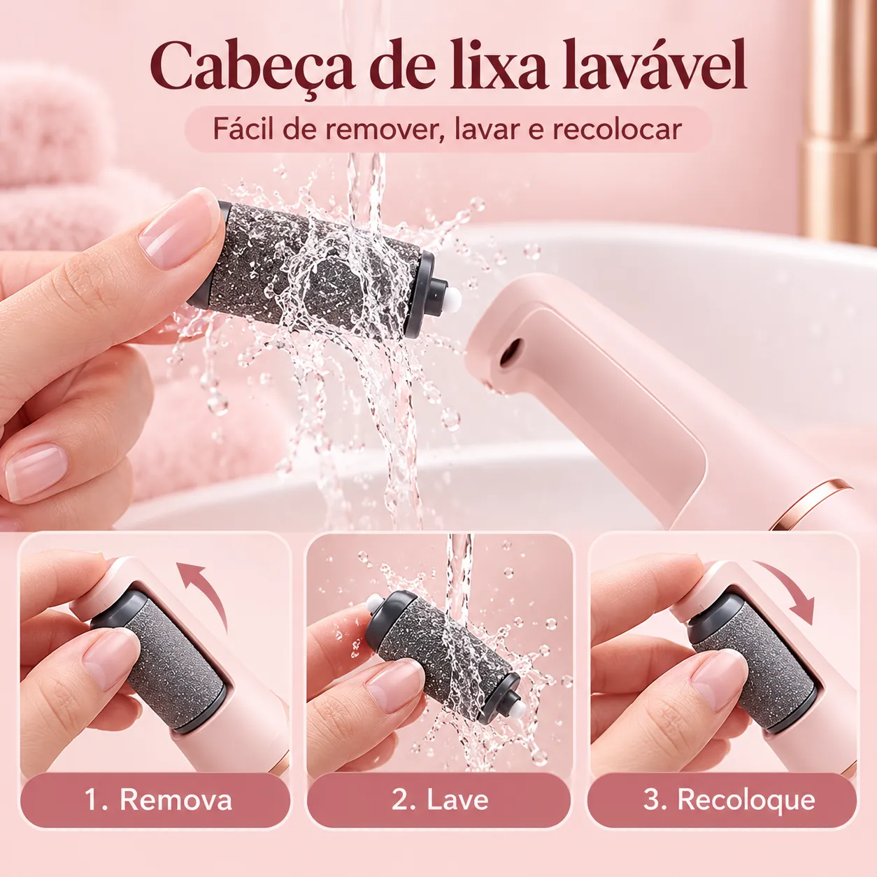 Lixador de Pé Elétrico Profissional – Spa em Casa!