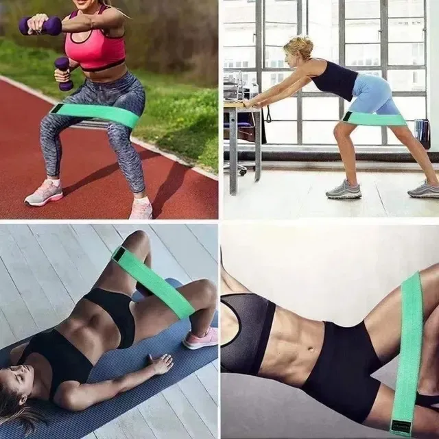 Kit 3 Faixas Elásticas de Exercício | Leve, Média e Alta Resistência