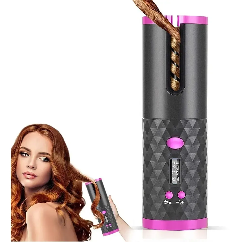 Modelador de Cachos sem fio- Auto-Curler