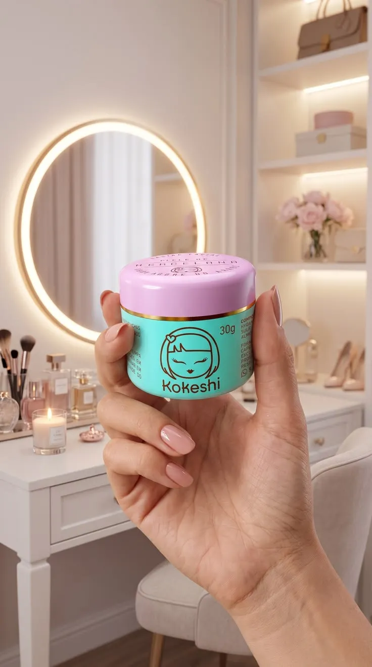 Kit Dupla Renovadores Faciais Kokeshi Pele Porcelana Olhos Gueixa