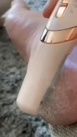 Lixador e Esfoliador de Pés Elétrico Recarregável + Lixa Extra de Brinde