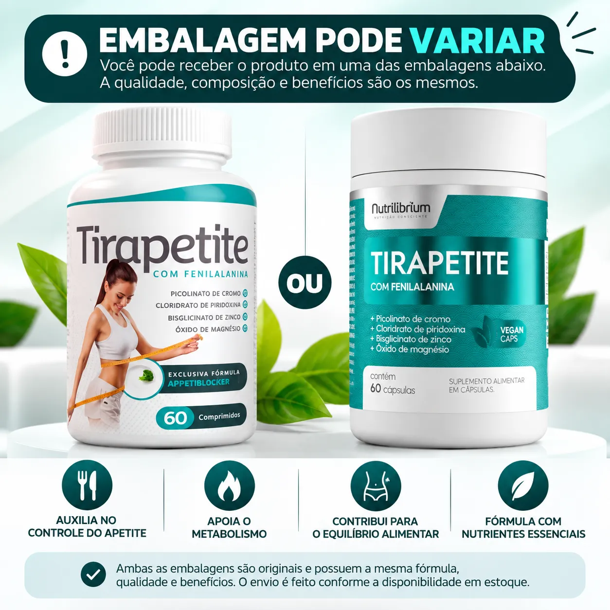 Tirapetite Espirulina Fenilalanina Zinco