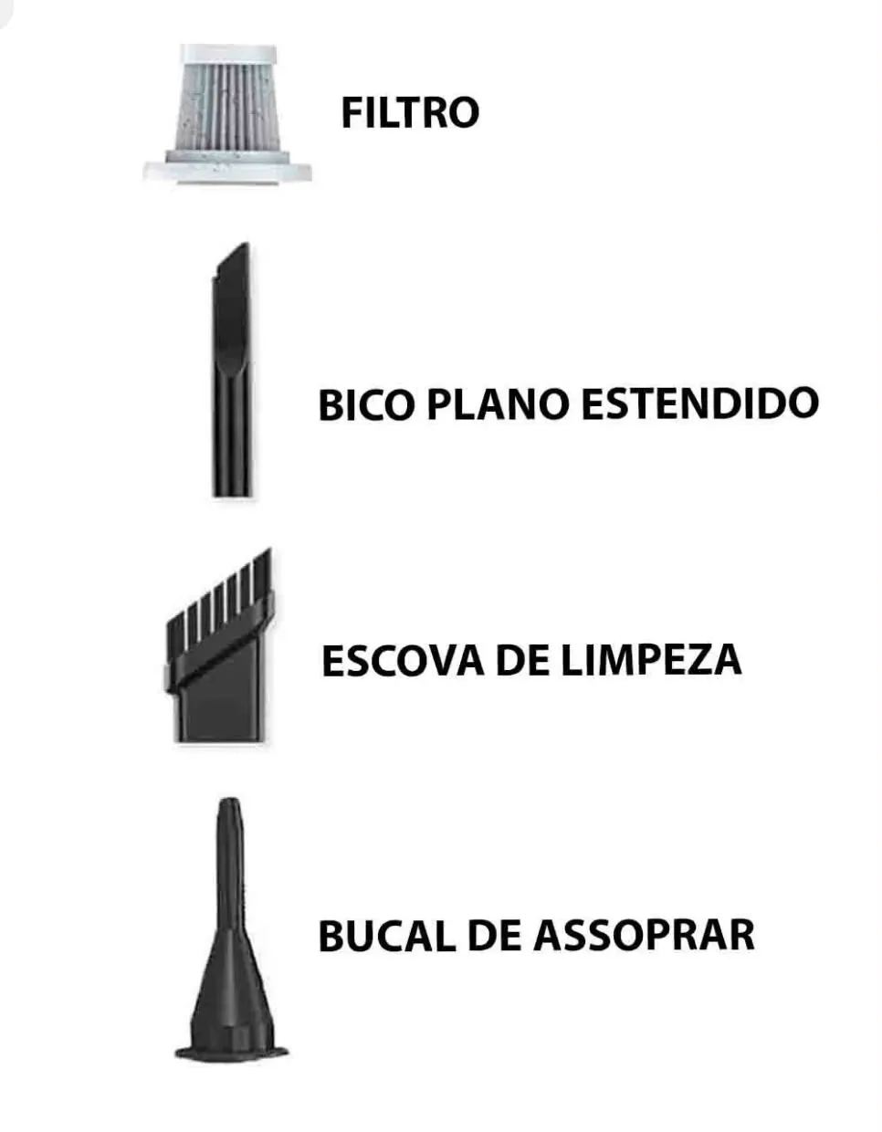 Aspirador de Pó Portátil 3 em 1