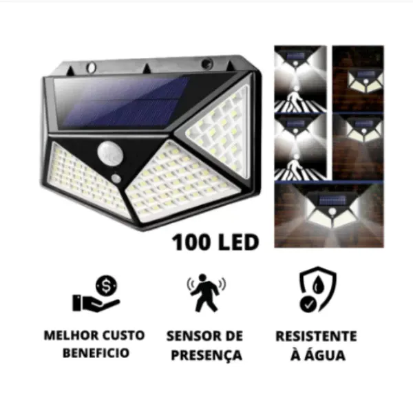 Luzes Solares Multifuncionais Impermeáveis