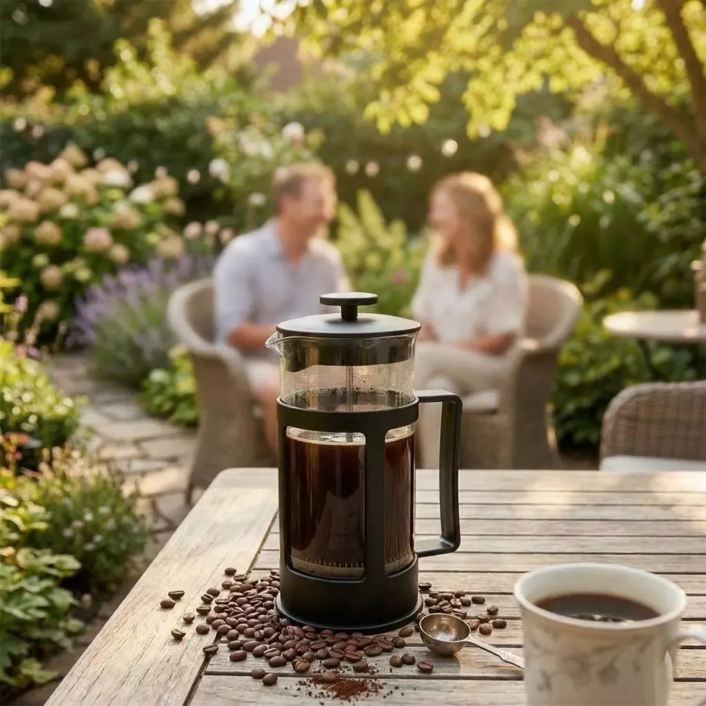 Cafeteira Prensa Francesa 600ml Café Cremeira 350ml Café Expresso Leite Cremoso