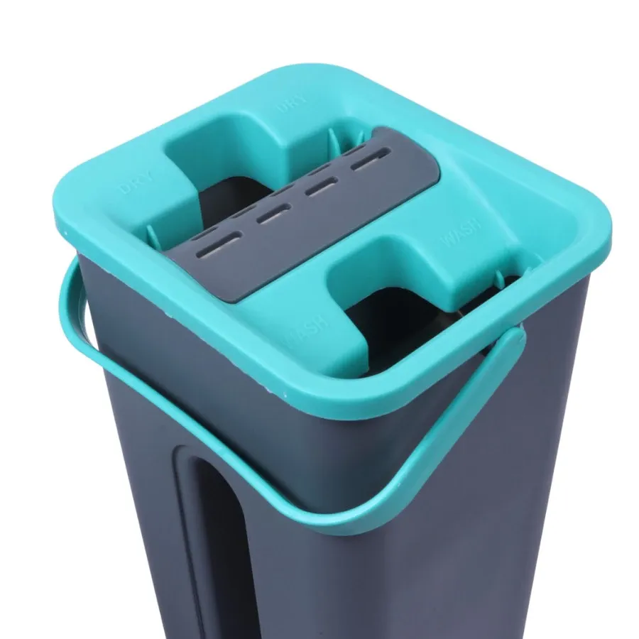 Rodo Mop Flat 2 Refis Esfregão Com Balde
