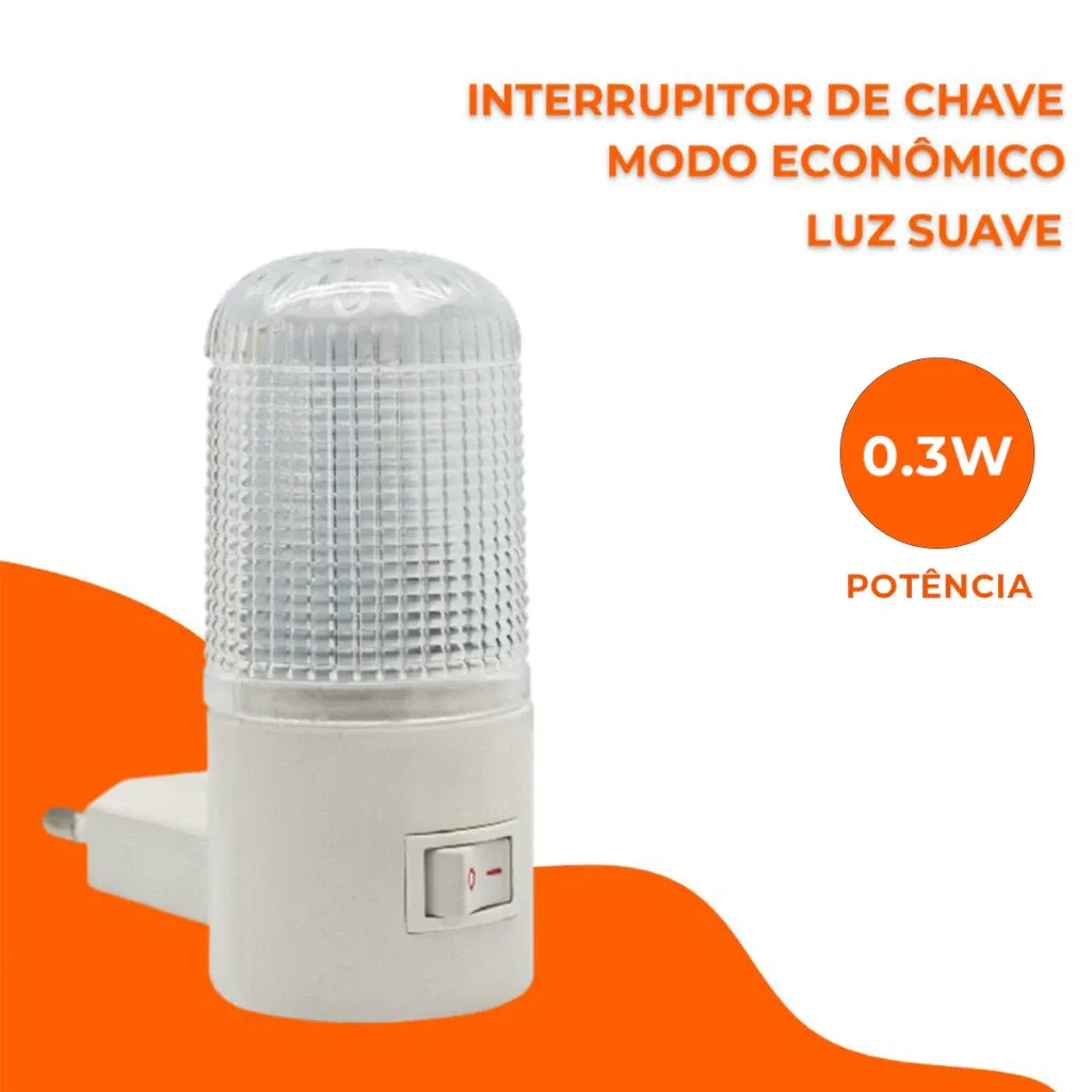 Luz Noturna Infantil para Dormir em LED