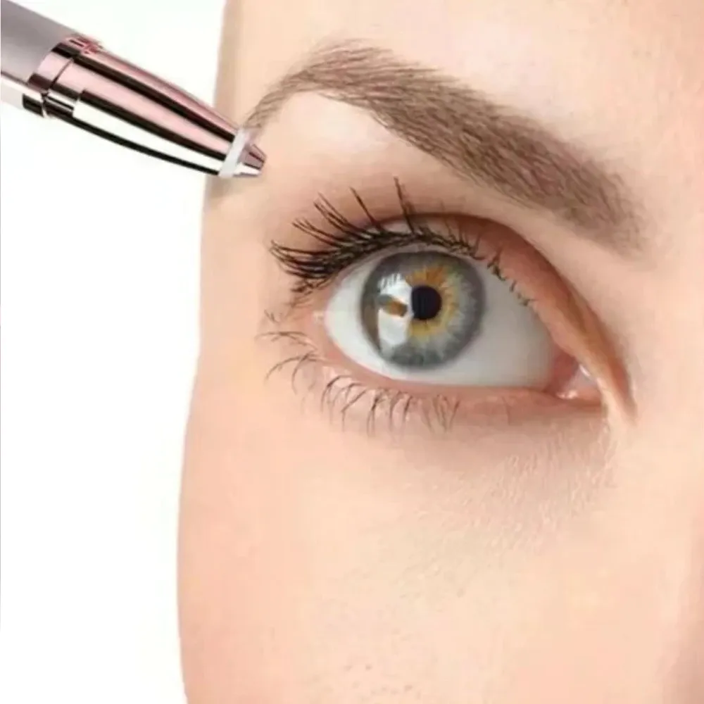 Depilador Facial Elétrico Portátil USB 4 em 1 – Sobrancelha, Buço, Nariz e Orelha