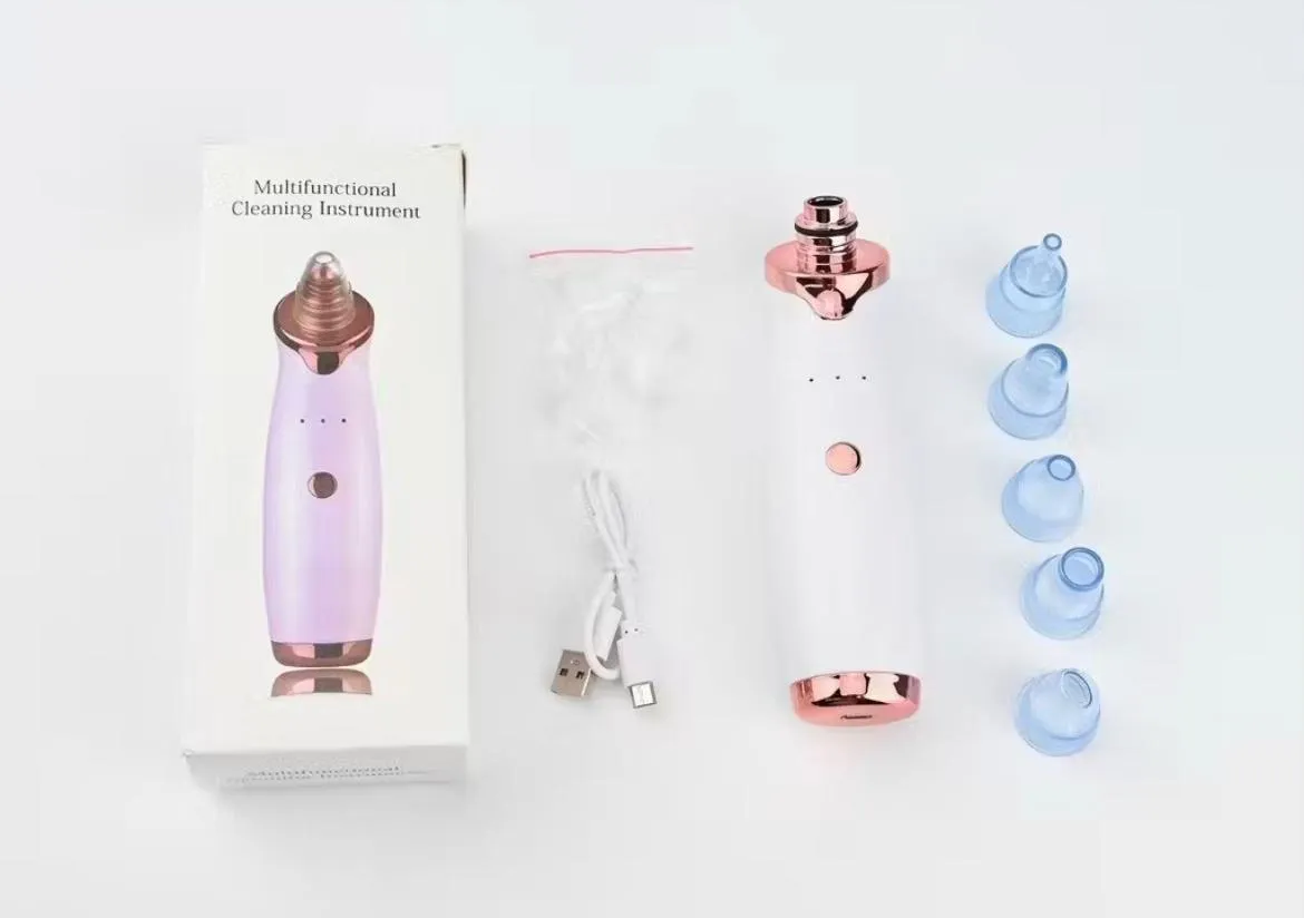 Removedor Cravos e Espinhas Extrator de Cravos Sucção a Vácuo Aparelho Recarregável Sugador Remove Acne