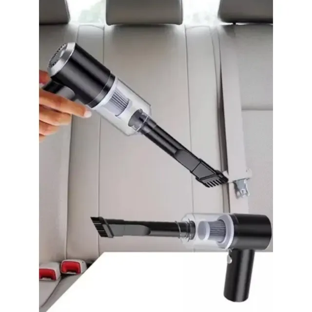 Mini Aspirador de Pó Portátil Automotivo Casa Sem Fio 3 em 1 Recarregável Potente 6000Pa