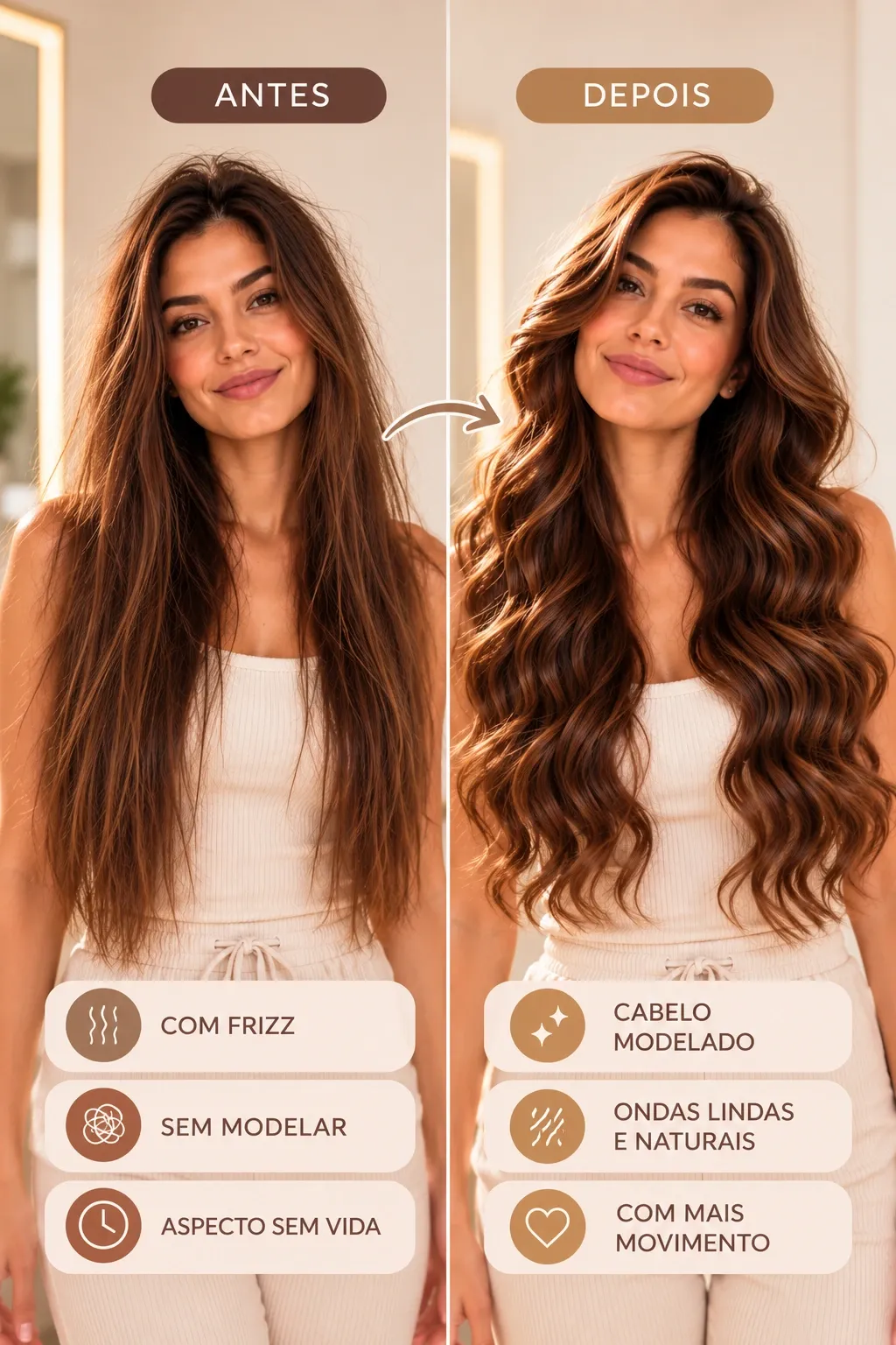 kit cetim anti frizz touca cetim + modelador sem calor curling rod + fronha