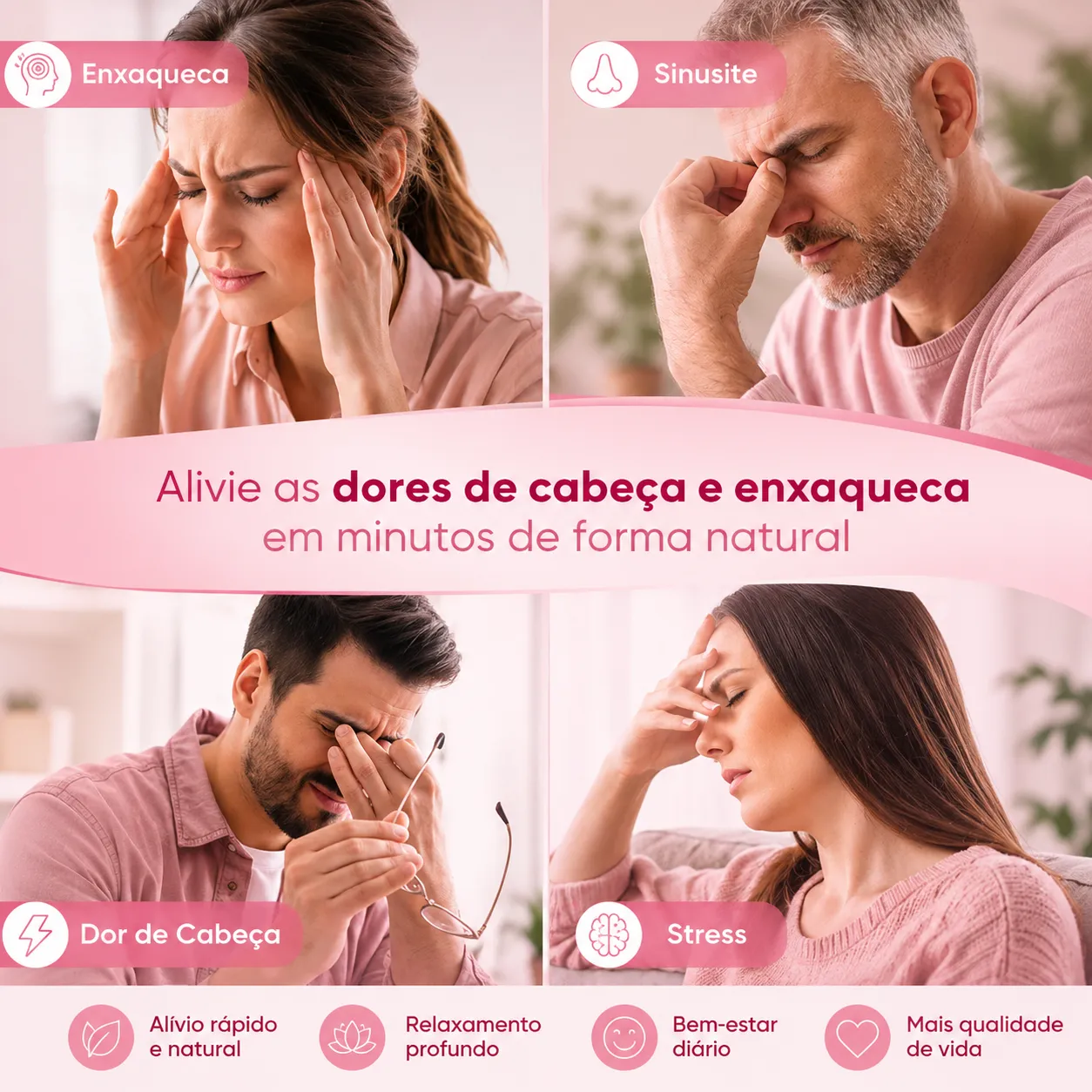 Touca Térmica de Gel para Enxaqueca – Frio/Quente