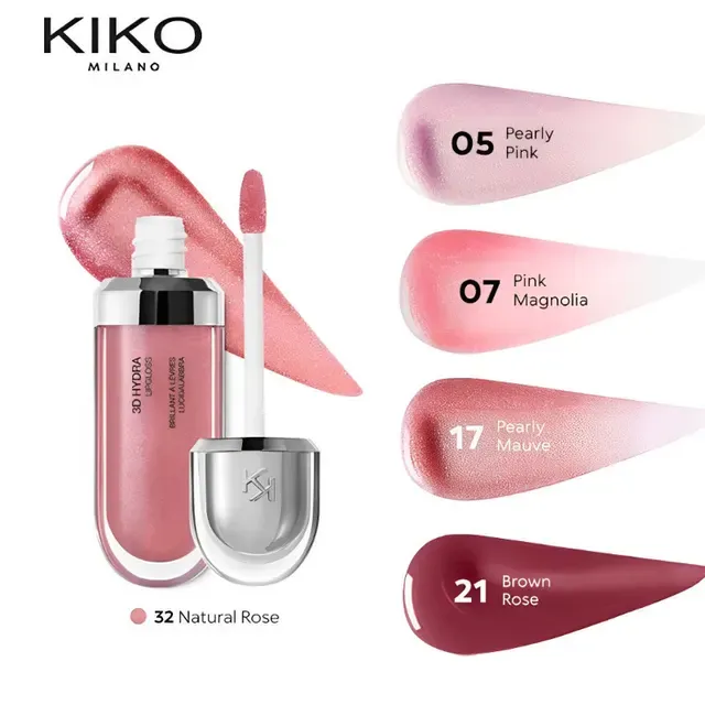 KIKO Milano 3D Hydra Lipgloss – Brilho Labial Hidratante Efeito Volumoso
