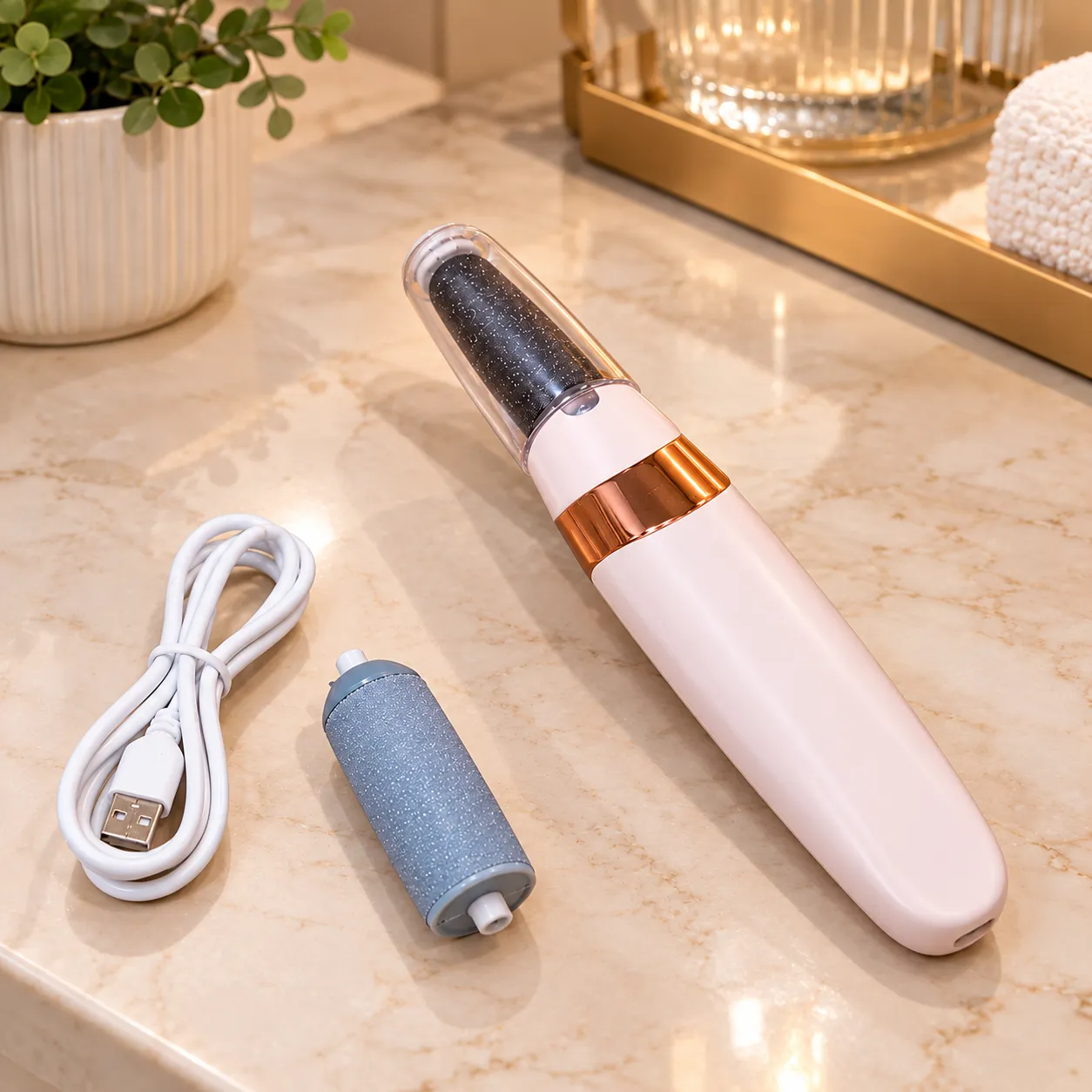Lixa Elétrica para os Pés USB – Esfoliação Prática e Pés Macios