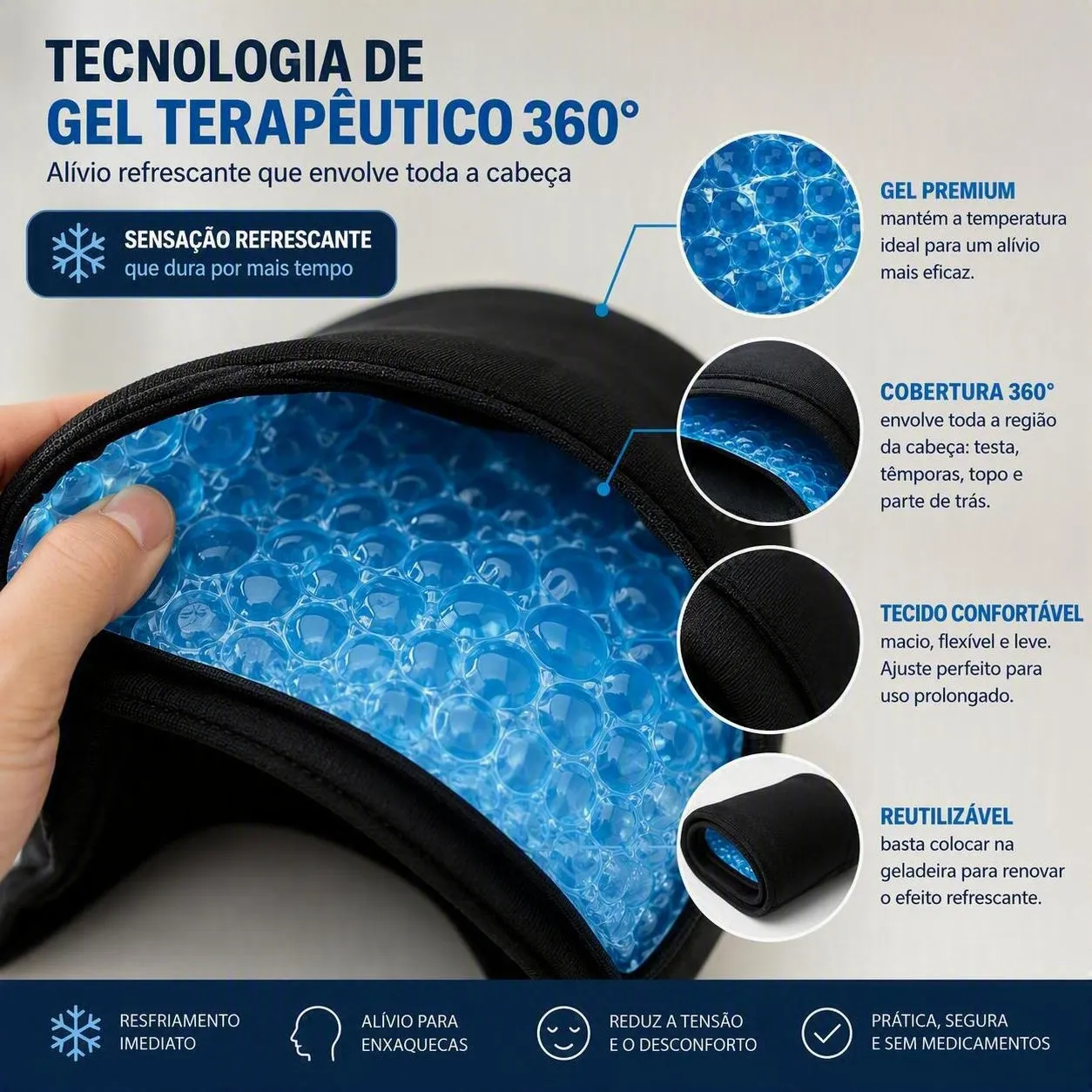 Sofrendo com enxaquecas, pressão na cabeça e tensão?