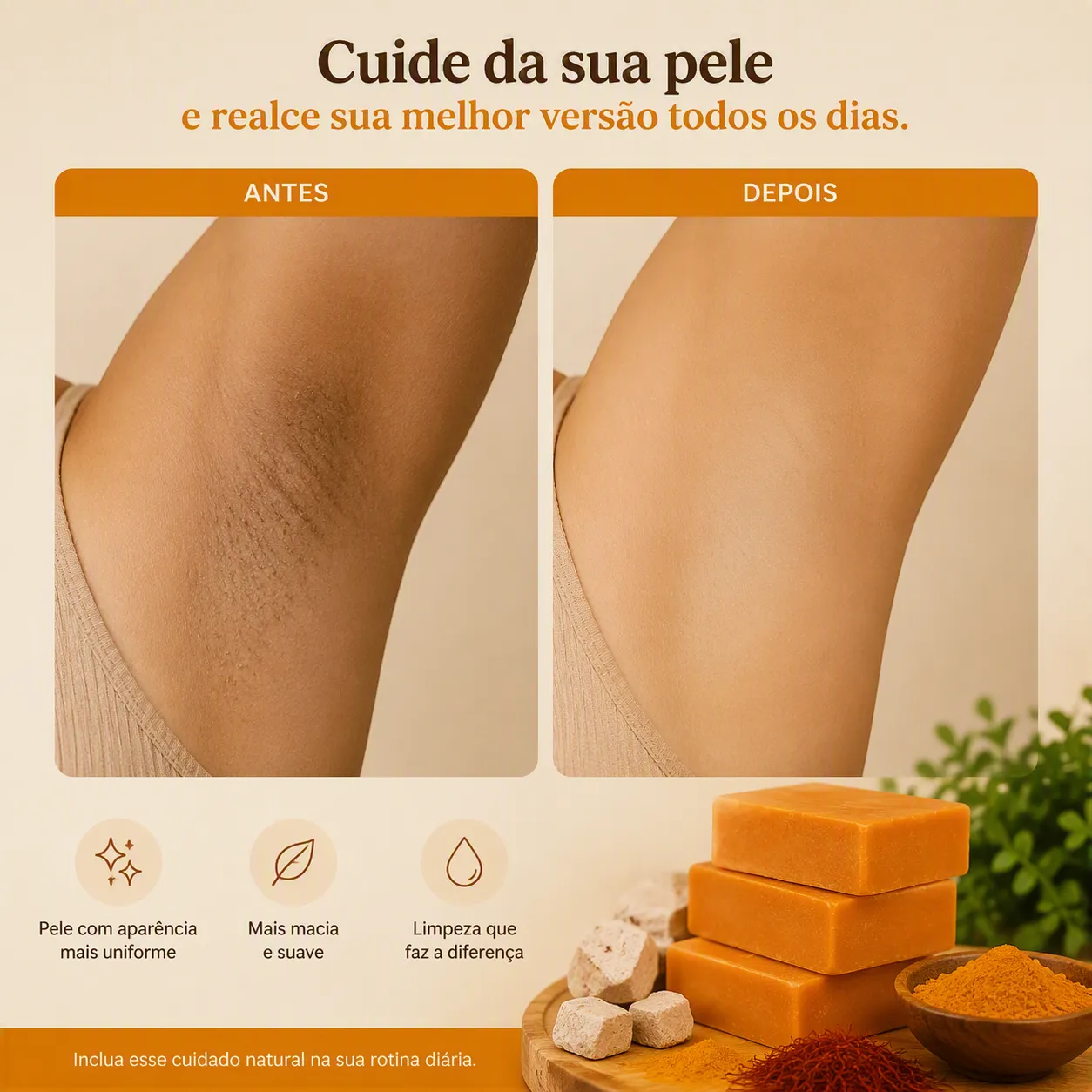 Lumina Skin – Sabonete Clareador e Anti-Foliculite