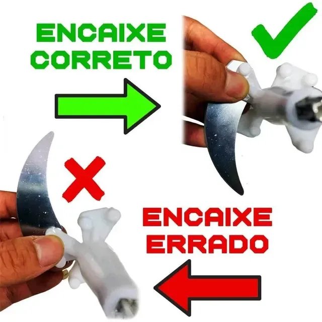 Triturador Elétrico de Alimentos 2 Litros com 4 Lâminas em Aço Inox