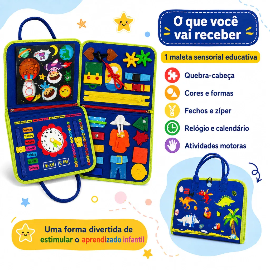 Maleta Educativa Sensorial Montessori